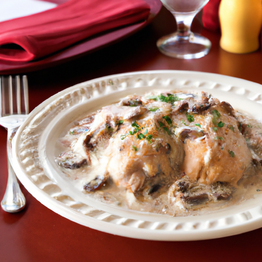 Estate-Style Creamy Mushroom Chicken Casserole