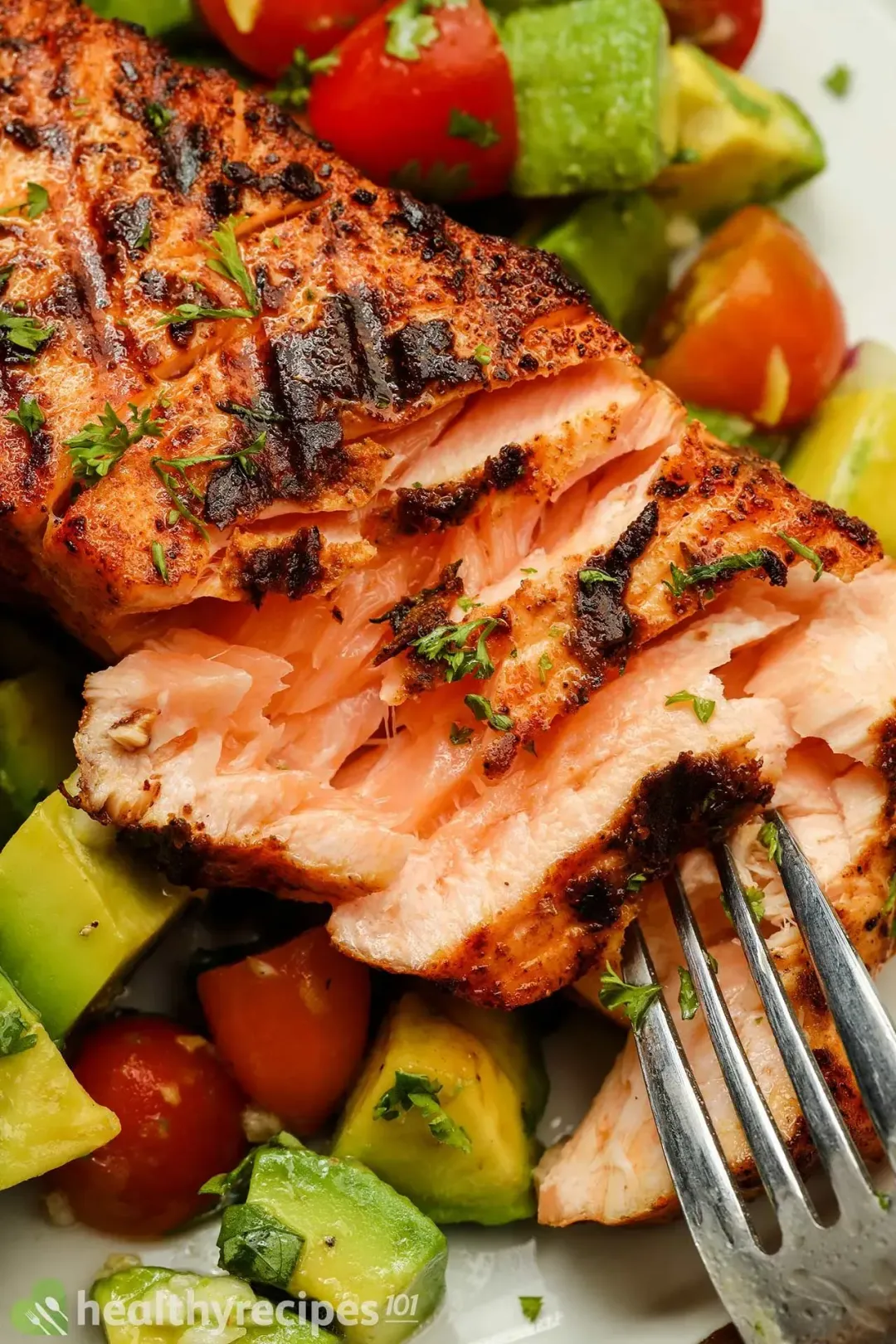 Turmeric-Spiced Salmon with Avocado