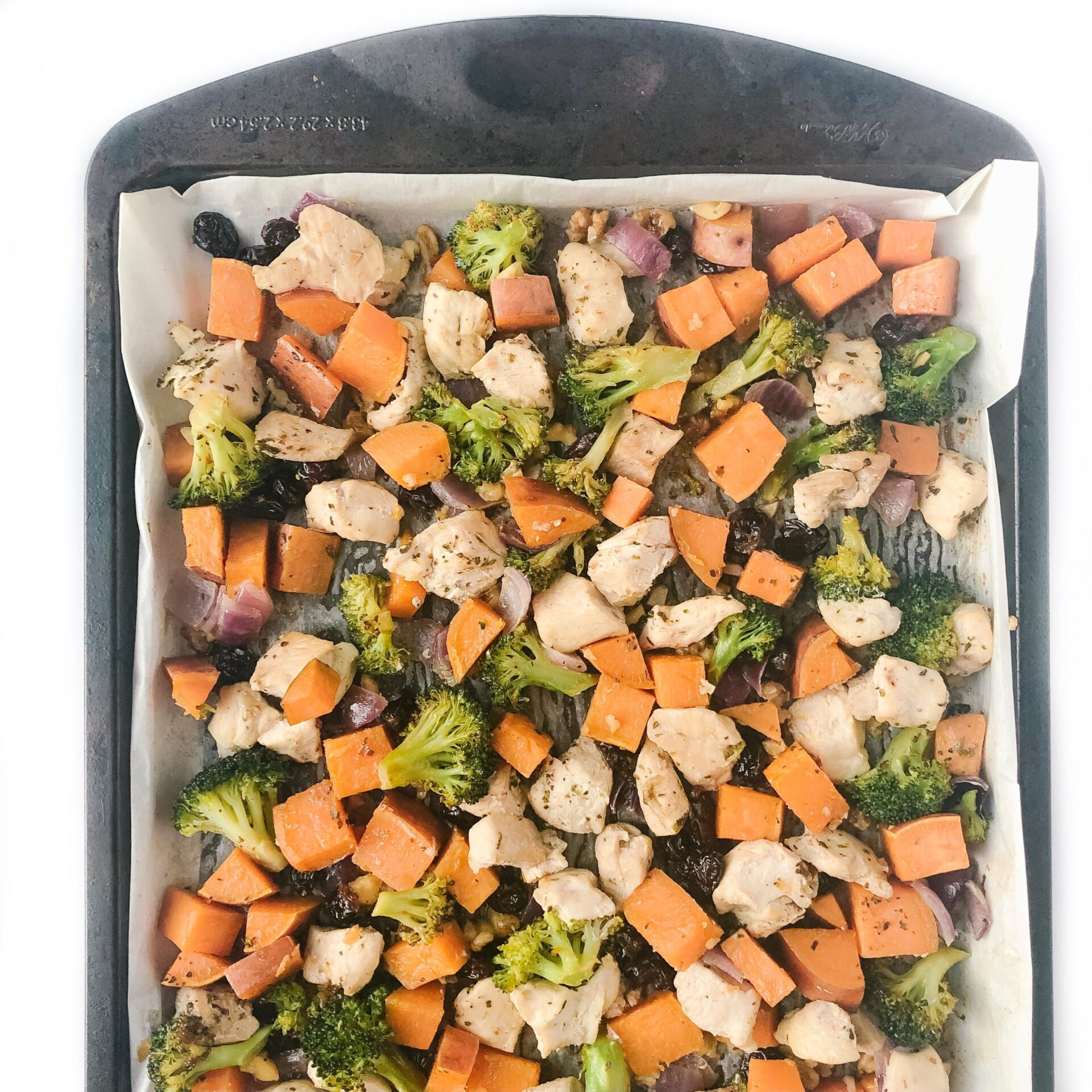 Herb-Roasted Chicken with Sweet Potato & Broccoli