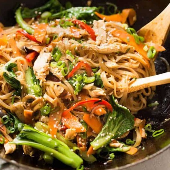 Half-Soy Chicken Stir-Fry