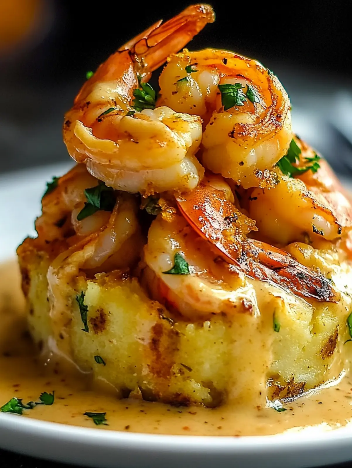 Sweet Mofongo with Garlic and Crispy Chicharrón