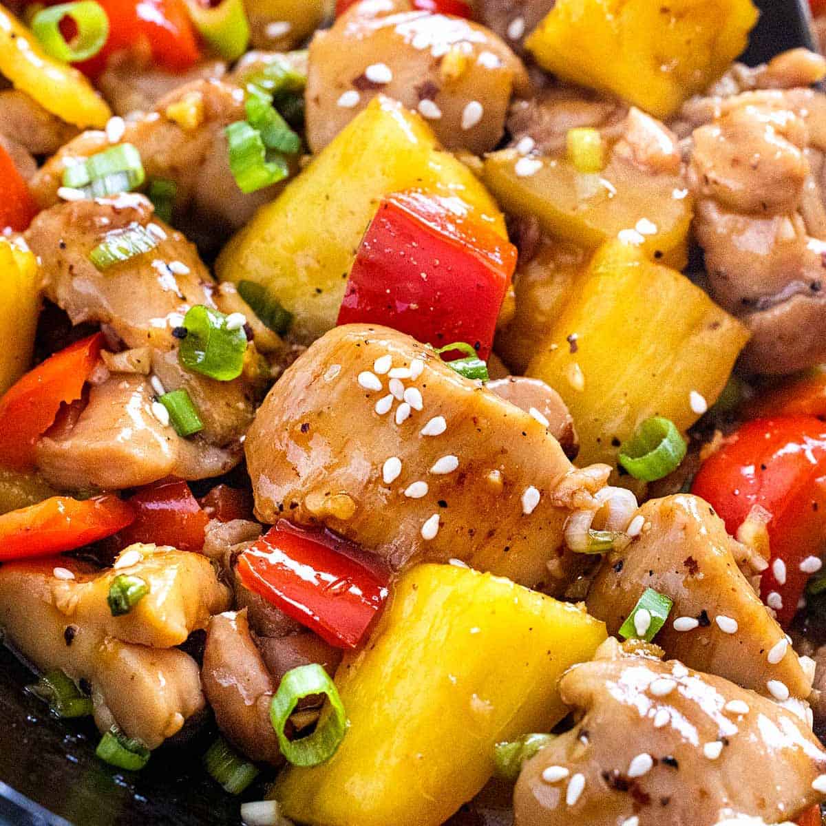 Coconut-Citrus Chicken with Pineapple
