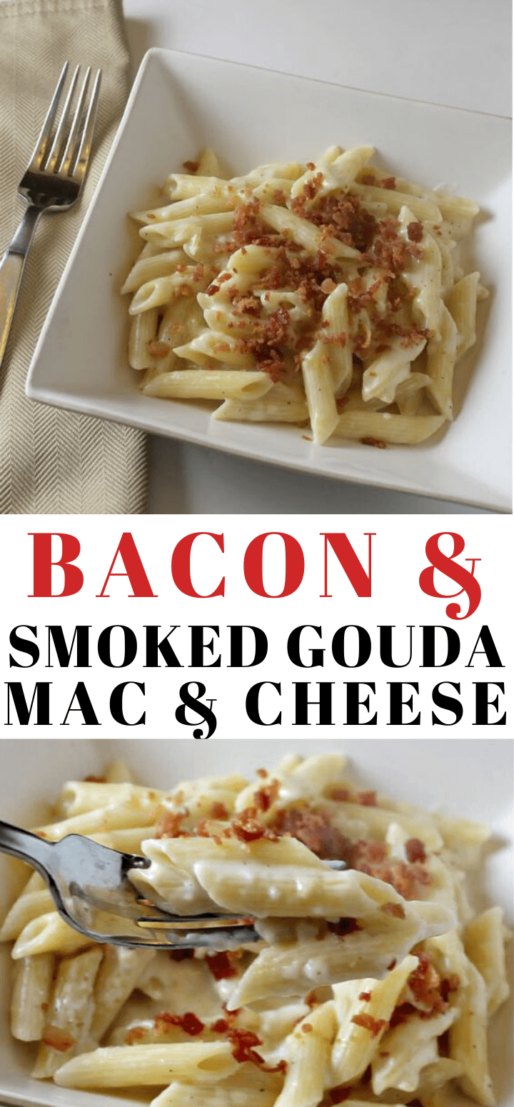 Texas-Style Smoked Gouda Mac and Cheese with Crispy Bacon