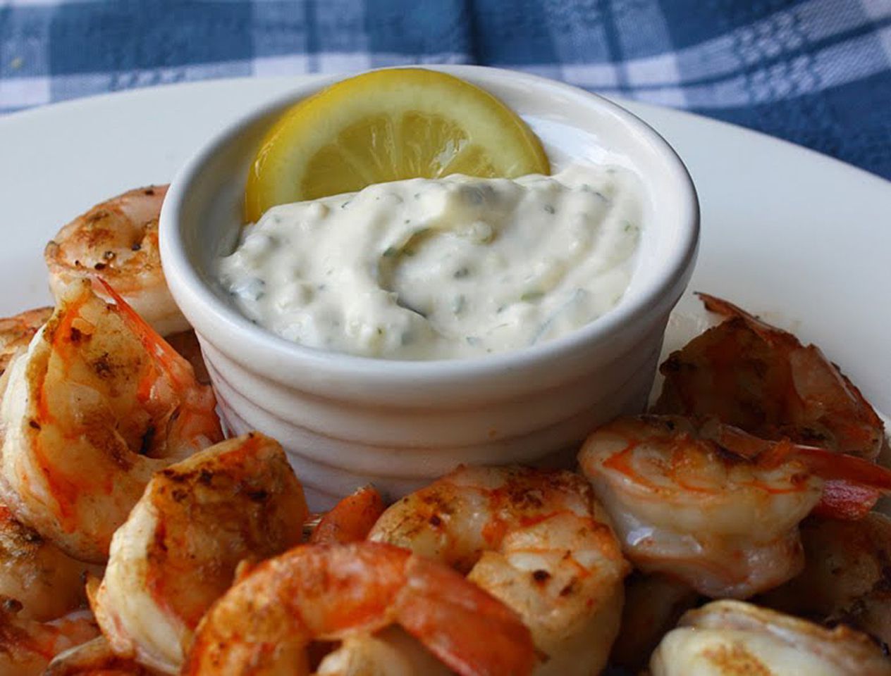 Prosecco & Herb Crusted Shrimp with Lemon-Dill Aioli