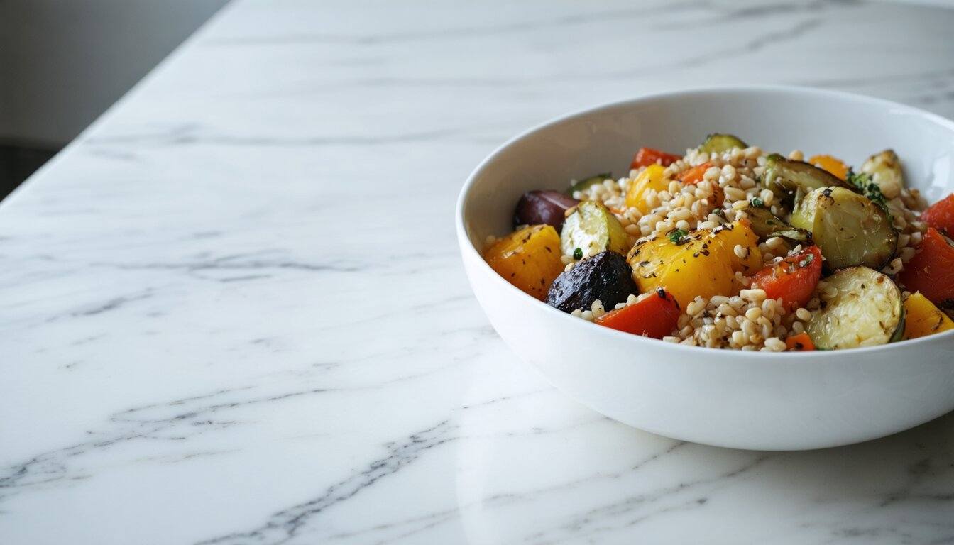 Prairie Harvest Grain Bowl with Roasted Vegetables