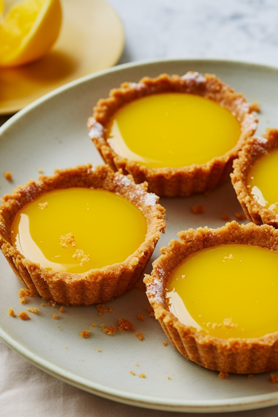 Laughing Lemon Curd Tartlets