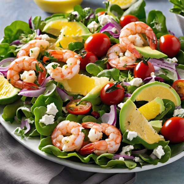 Aperol-Cured Shrimp with Citrus Salad