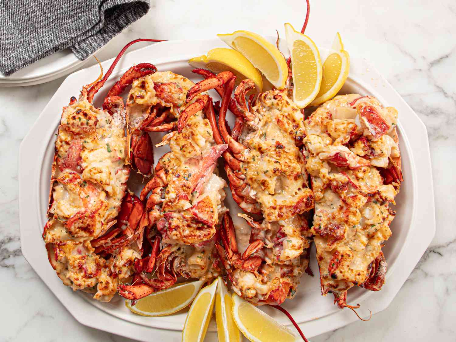 Authentic Lobster Thermidor with Mustard Crème