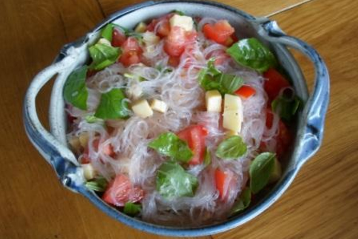 True to Form Heirloom Tomato & Basil Salad