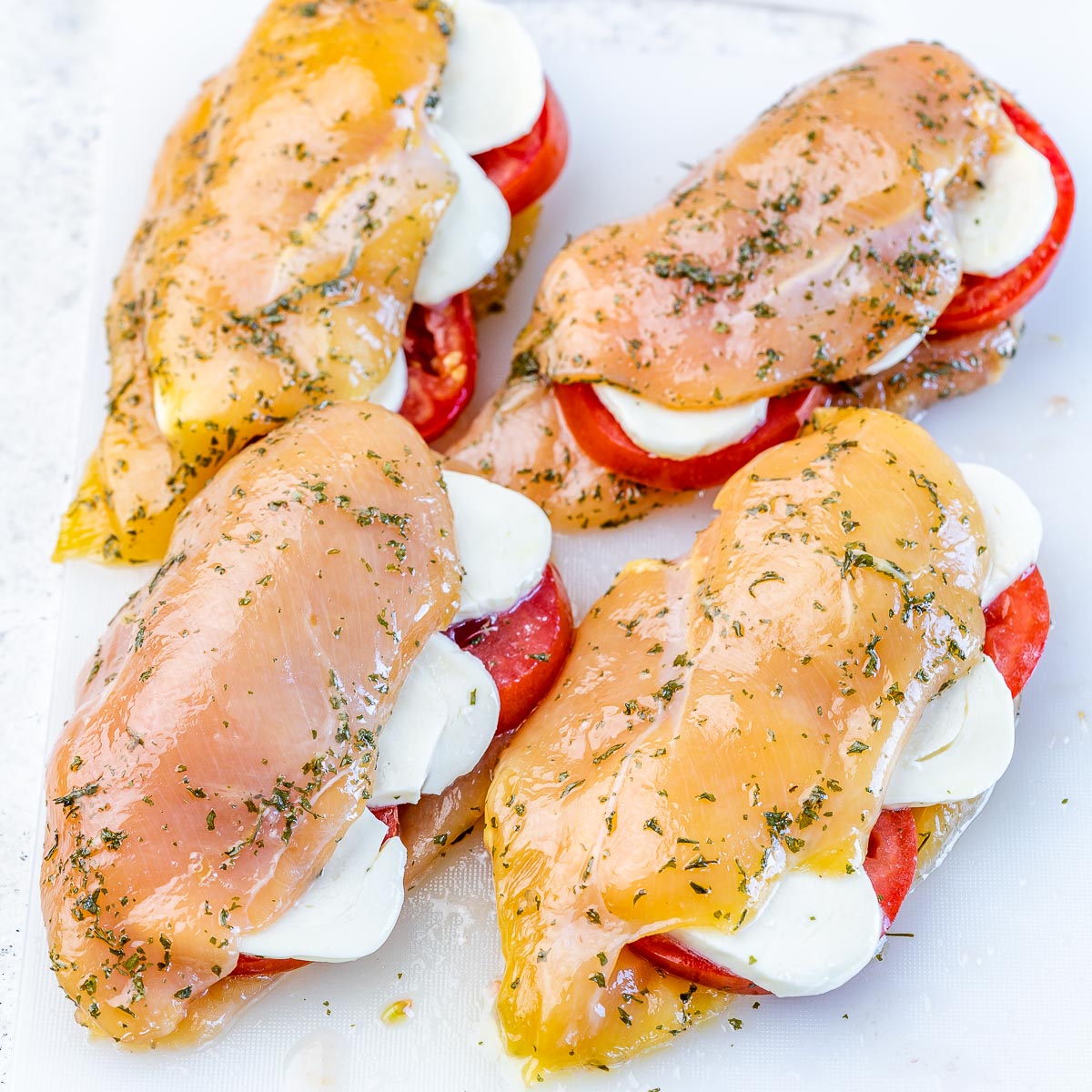 Garden Fresh Caprese Stuffed Chicken Breast