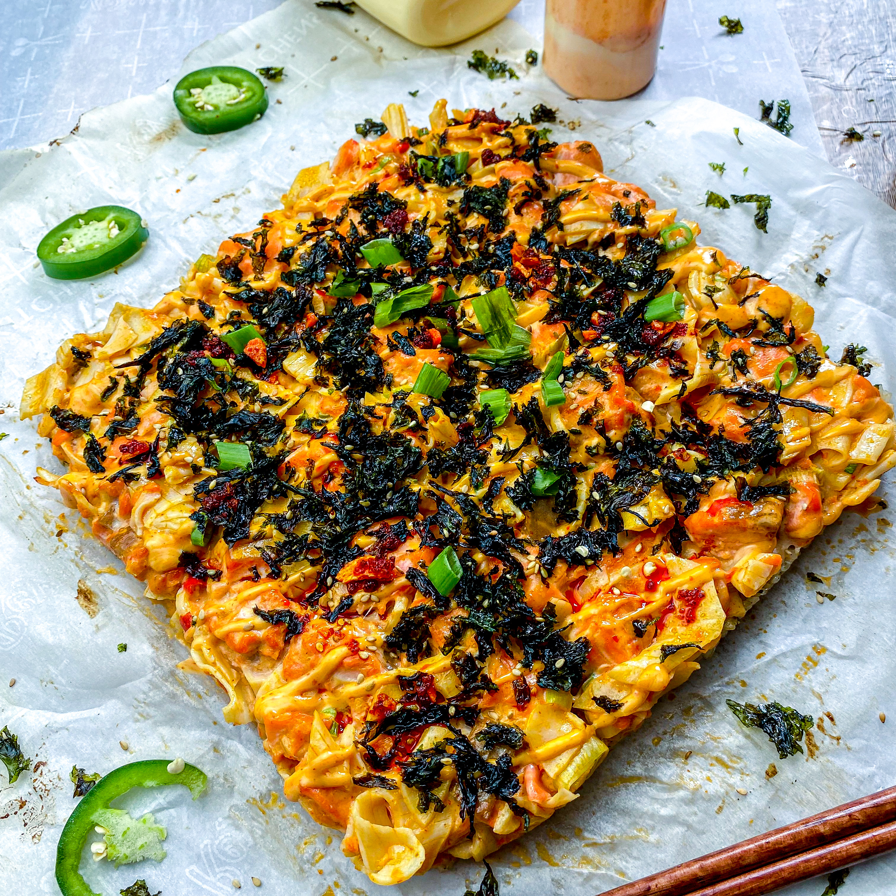 Alaskan Salmon & Crab Sushi Bake