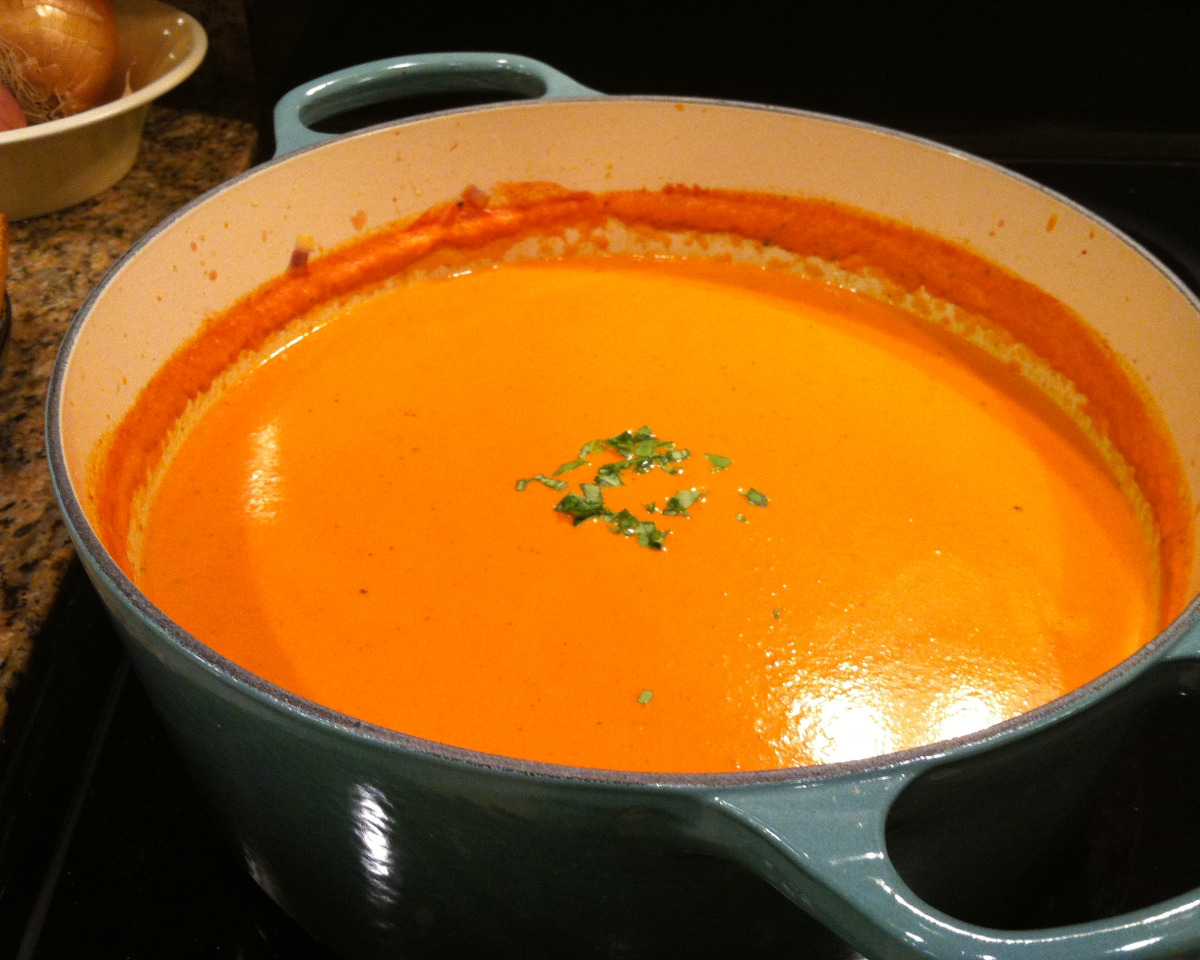 Furni-Flavored Tomato Basil Soup