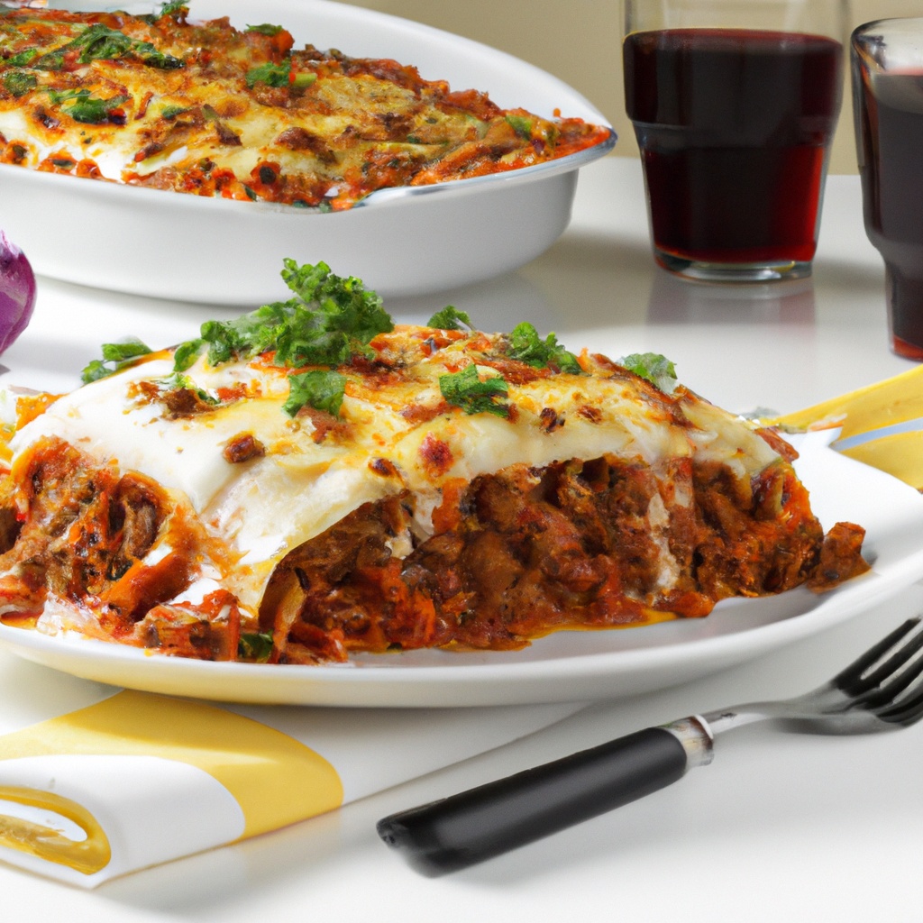 Three-Cheese Sheet Pan Lasagna with Italian Sausage