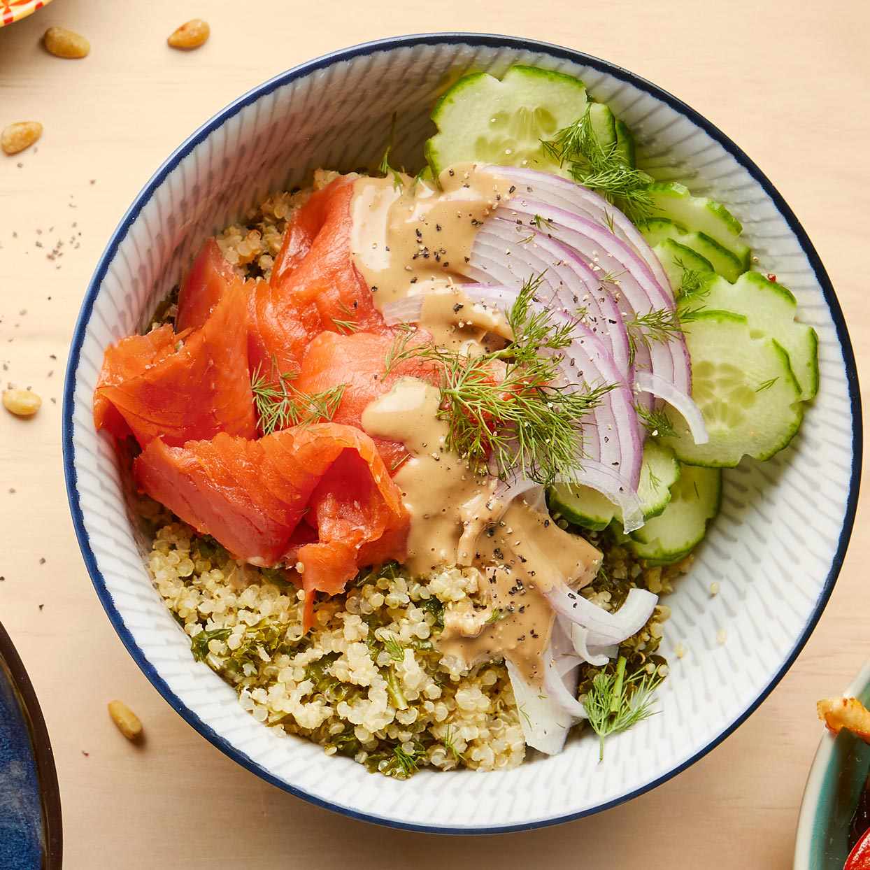 Anti-Inflammatory Ginger Turmeric Salmon Bowl