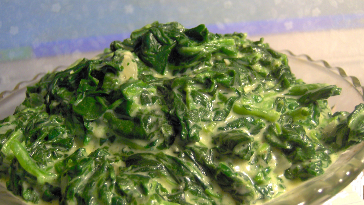 Garlic Parmesan Creamed Spinach