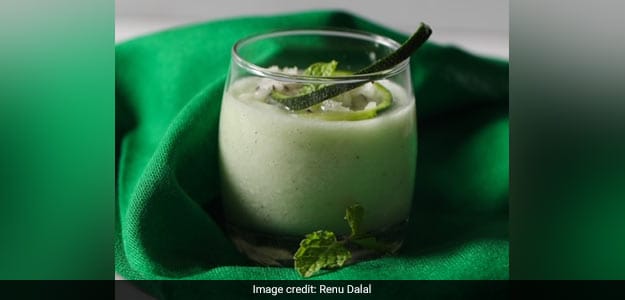 Hydrating Cucumber-Melon Gazpacho with Coconut Water Dressing