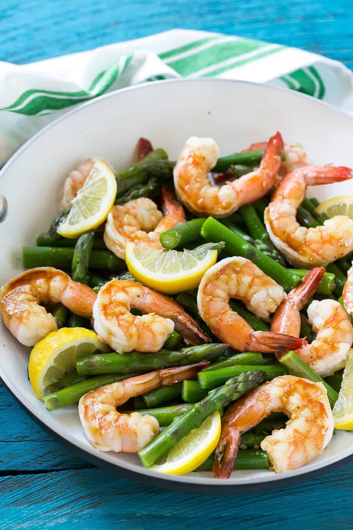 Lemon-Herb Shrimp with Crisp Asparagus