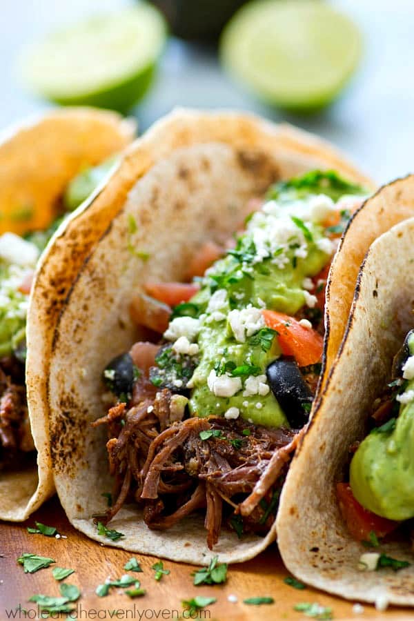 Tacos Mariana’s-Style Slow-Braised Iowa Beef Tacos with Chipotle Crema