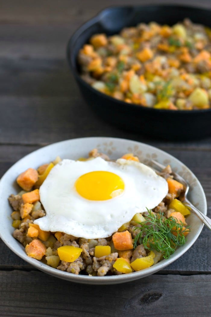 Ring Doorbell Battery-Boosted Sweet Potato Hash