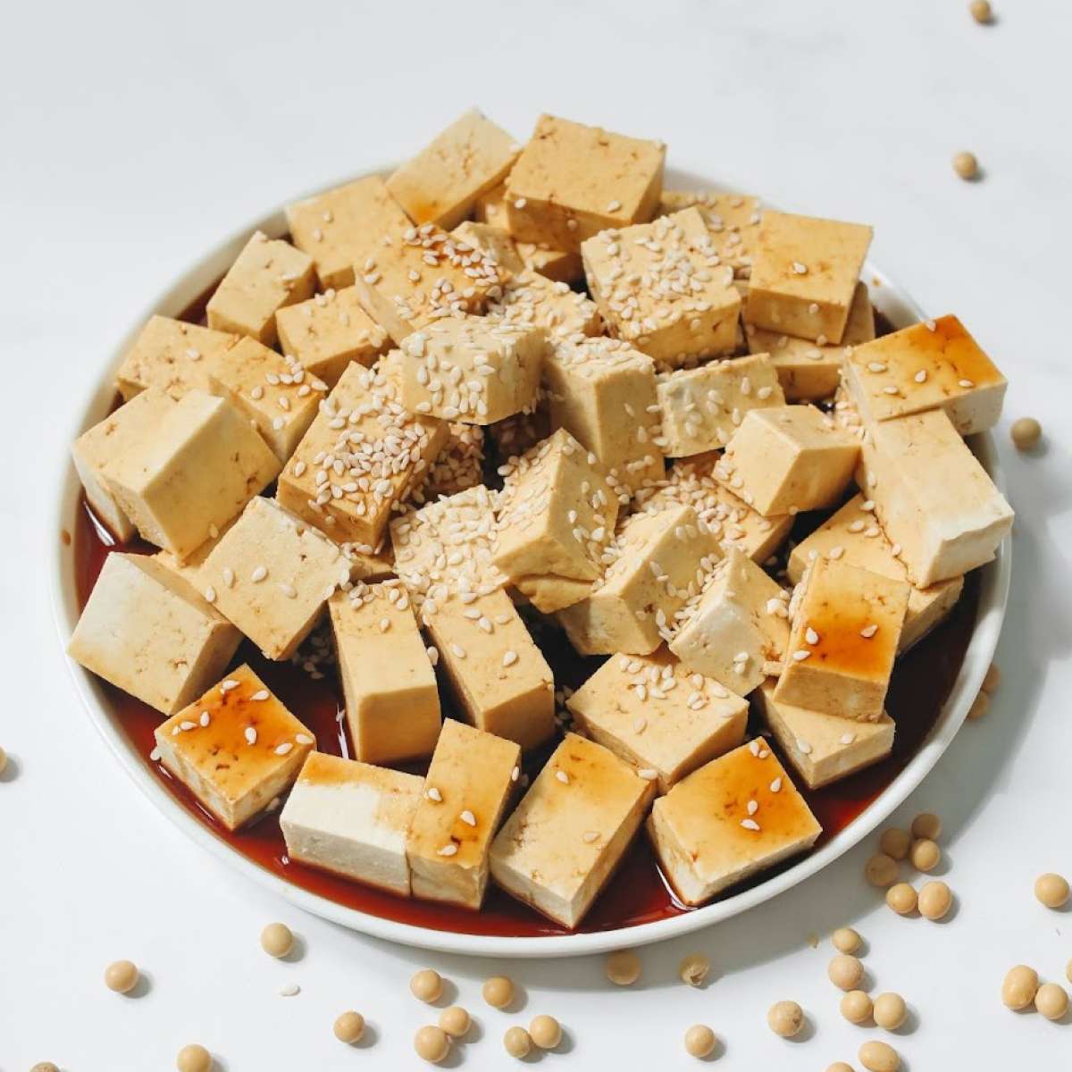 Sesame-Ginger Tofu Stir-Fry with Crispy Vegetables