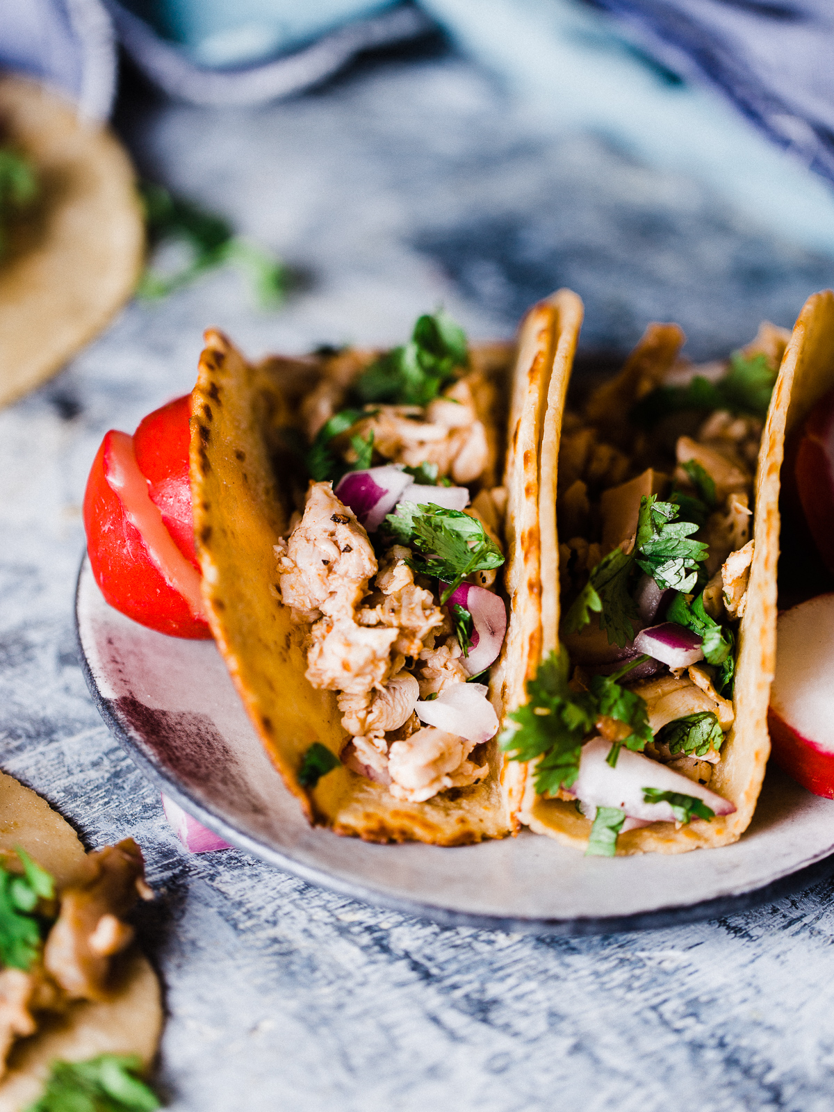 Midland's Best Smoked Chicken Tacos with Pickled Onions