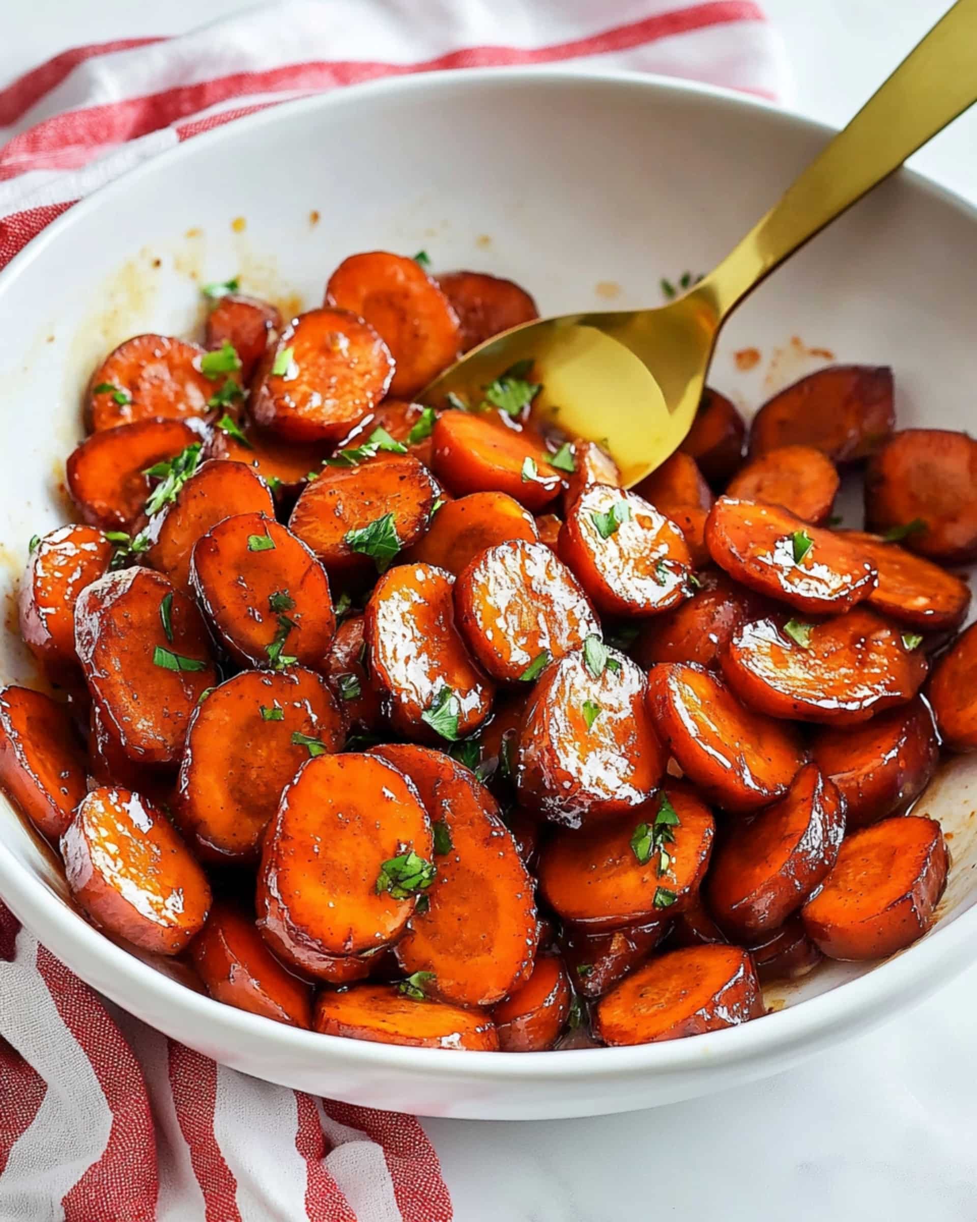 Vintage Martin Guitar-Style Maple-Bourbon Glazed Carrots