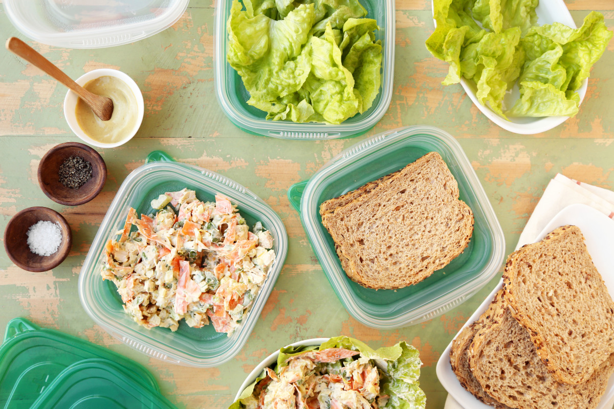 Bloating-Busting Chicken & Fermented Veggie Salad