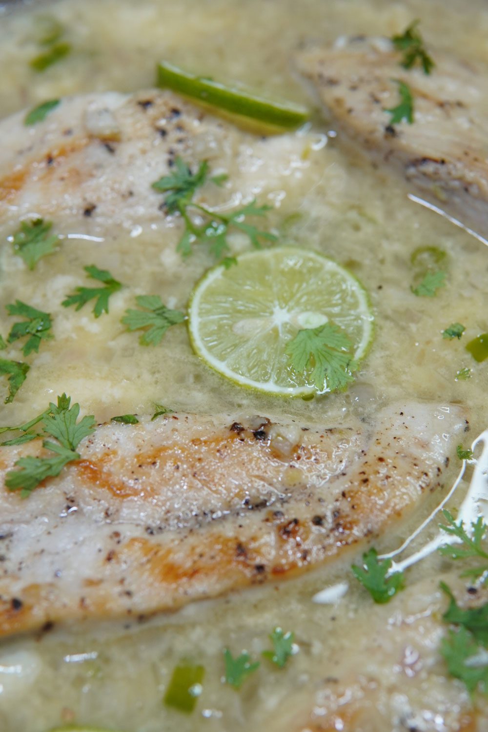 Caper-Infused Coconut Chicken with Lime Zest
