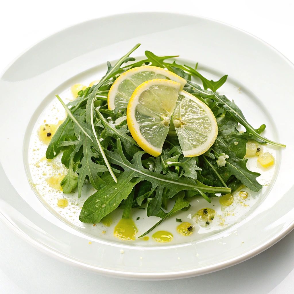 Luminous Lemon Arugula Salad with Crispy Sage