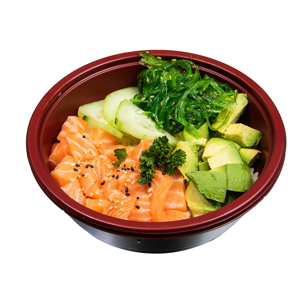 Genuine Sushi-Style Salmon Poke Bowl