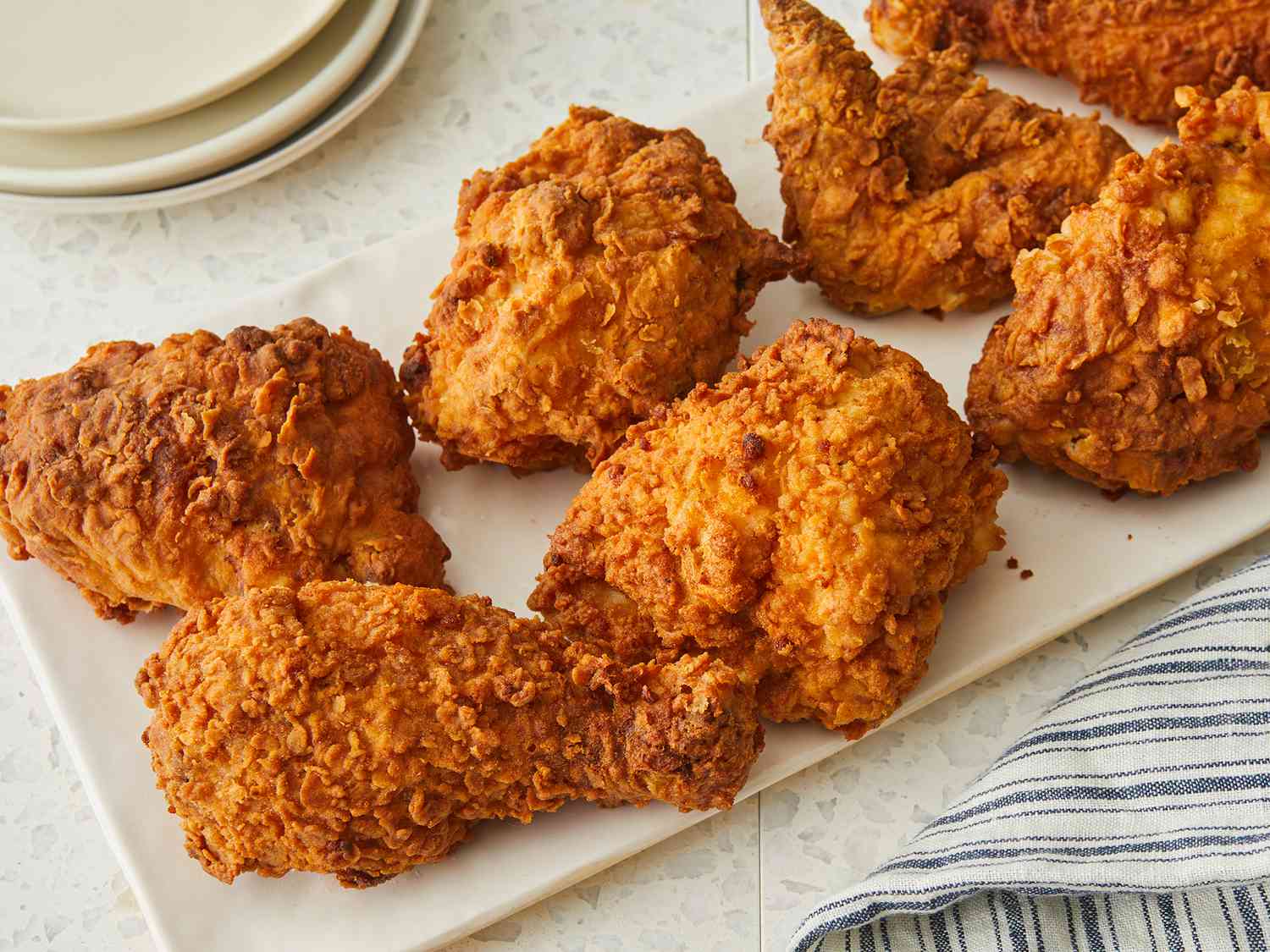 Native Southern Buttermilk Fried Chicken with Heritage Cornmeal