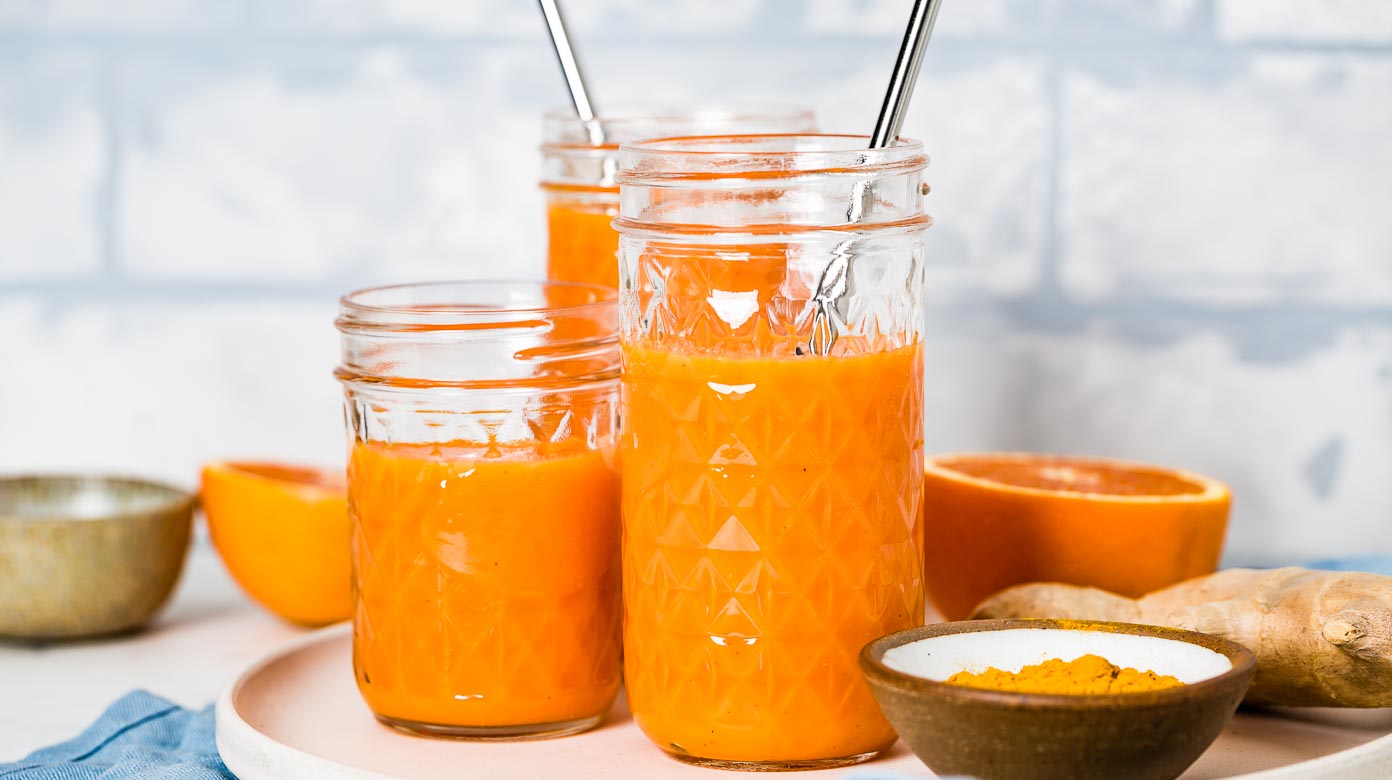 Migraine-Relief Ginger Turmeric Smoothie