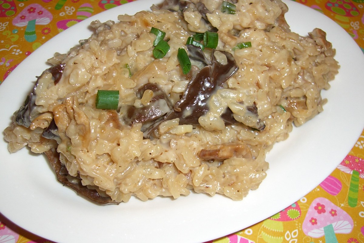 Native Foraged Mushroom & Wild Garlic Risotto
