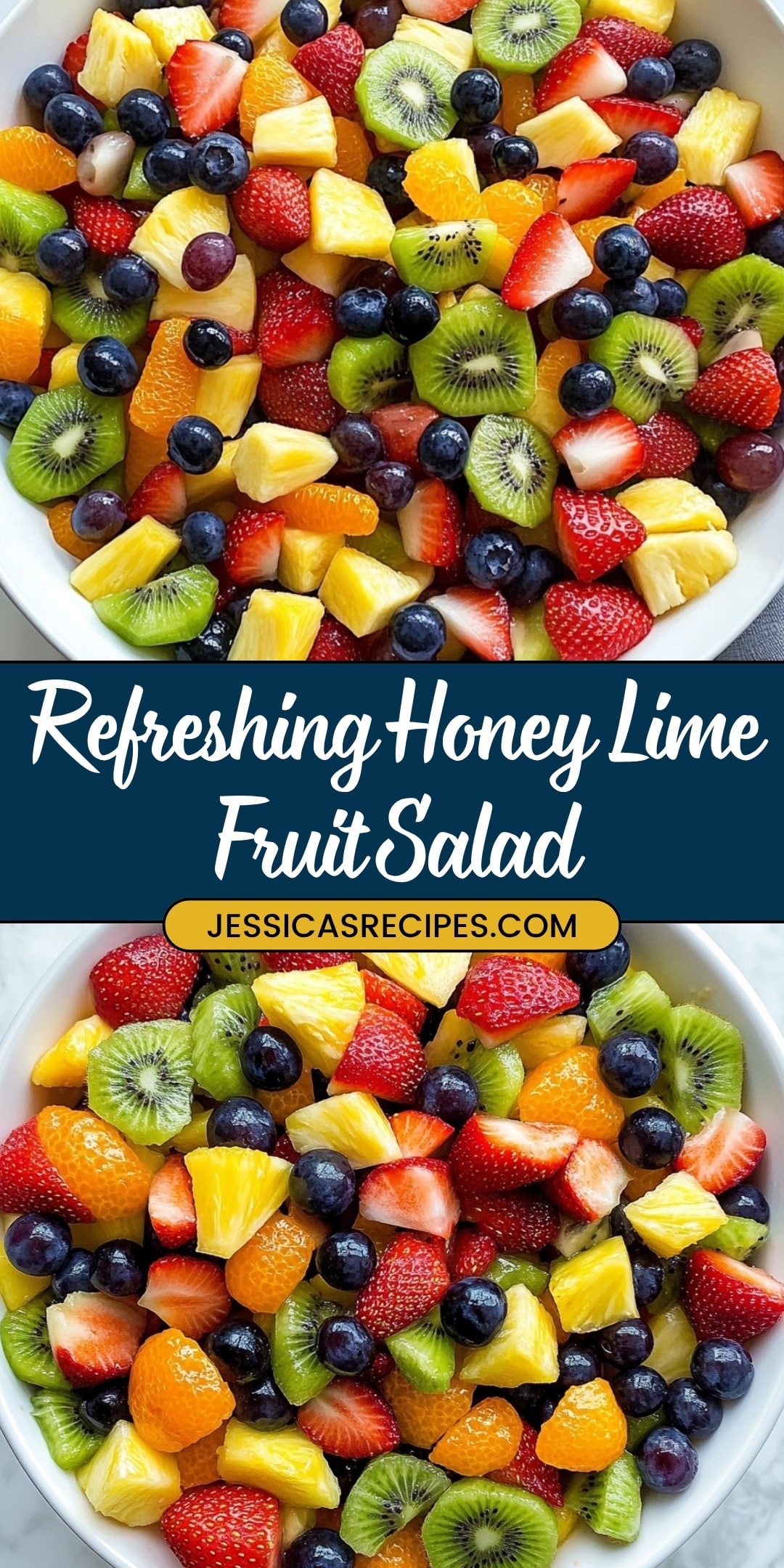 Hobbyist's Rainbow Salad with Honey-Lime Dressing