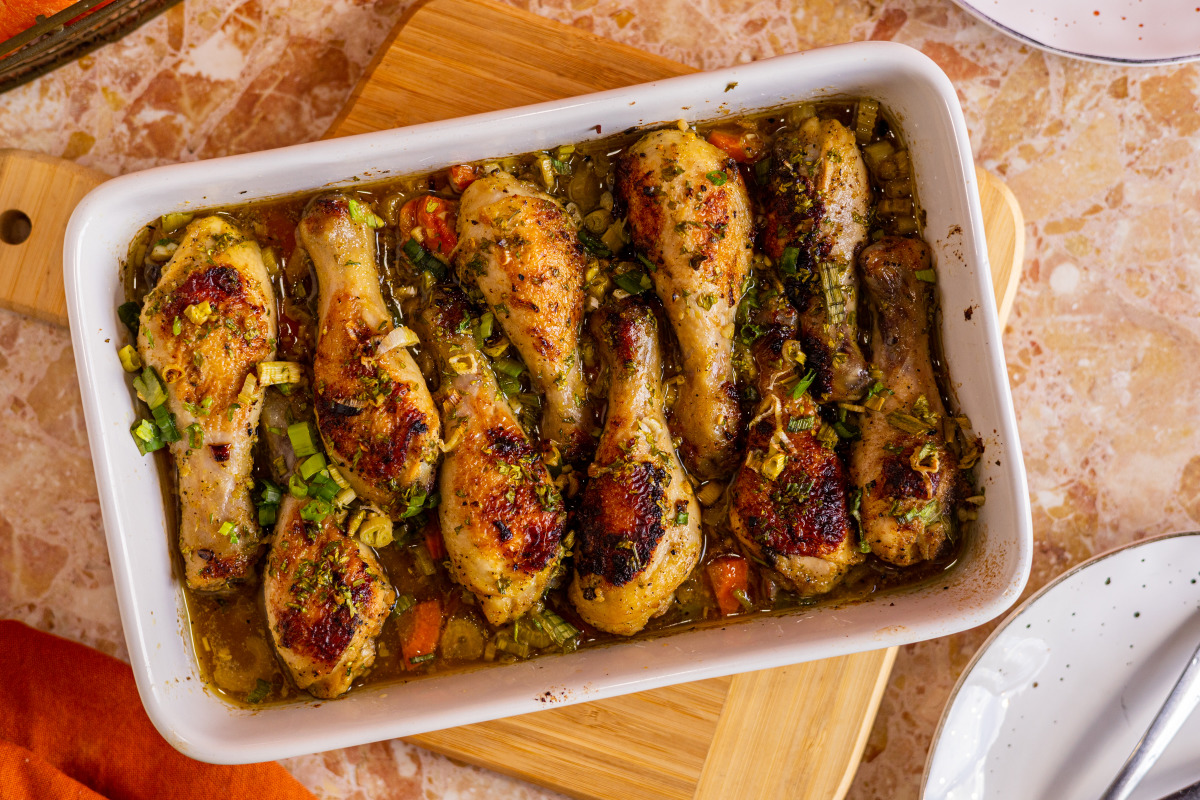 Lemon-Herb Spring Chicken & Vegetable Slow Cooker
