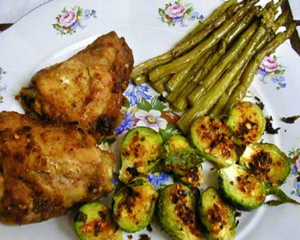 Brown Spiced Chicken Thighs