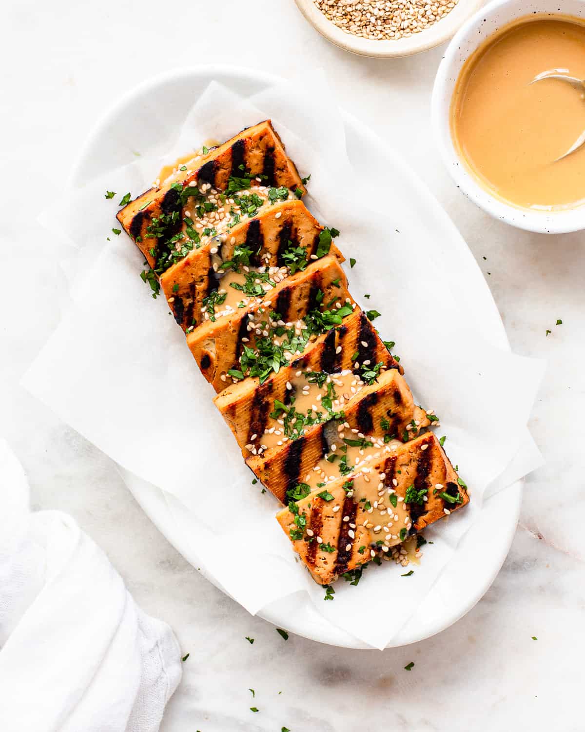 Miso-Marinated Tofu Steaks