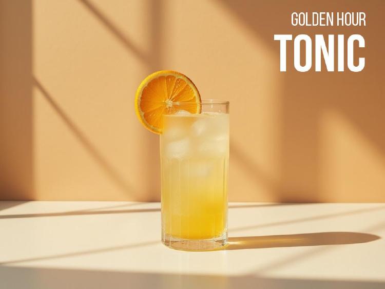 Golden Hour Gin Tonic