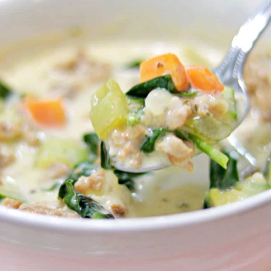 Keto Sausage & Vegetable Medley Stew