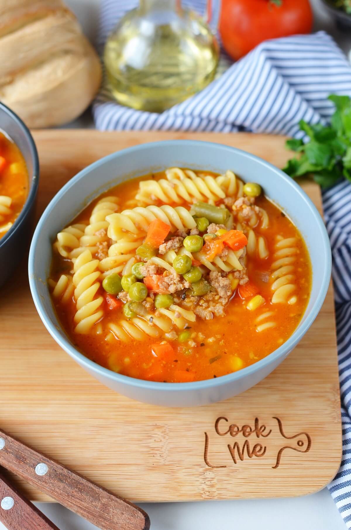 Mega Beef & Veggie Noodle Soup
