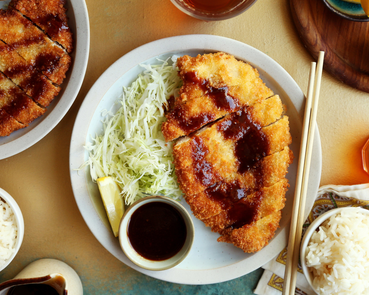 Osaka-Style Tonkatsu with Panko Crust