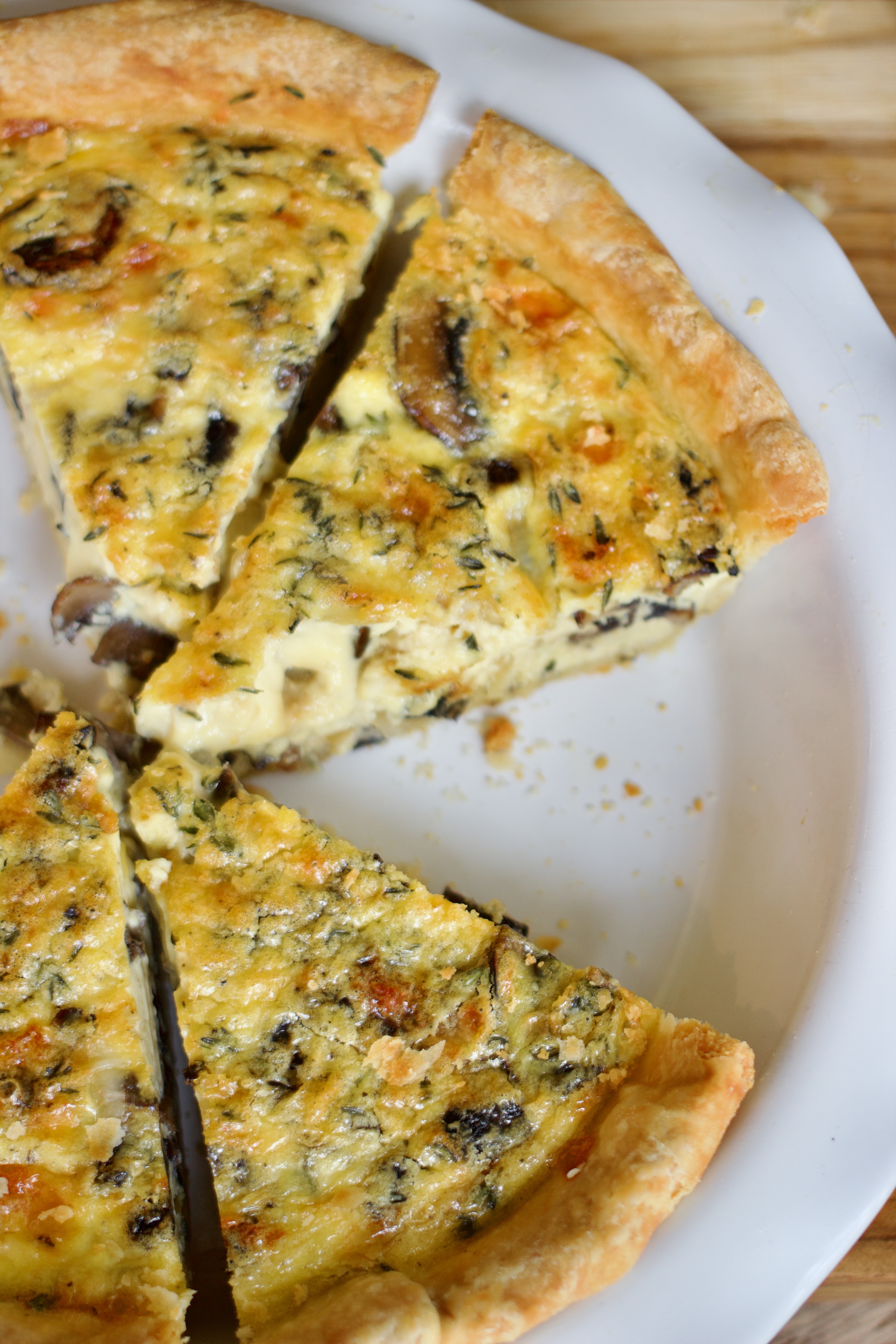 Johnson's Caramelized Onion & Mushroom Quiche