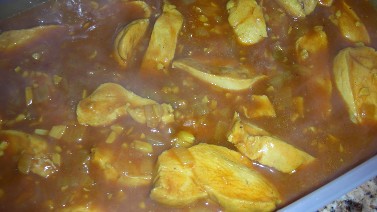 Curried Chicken and Coconut Rice