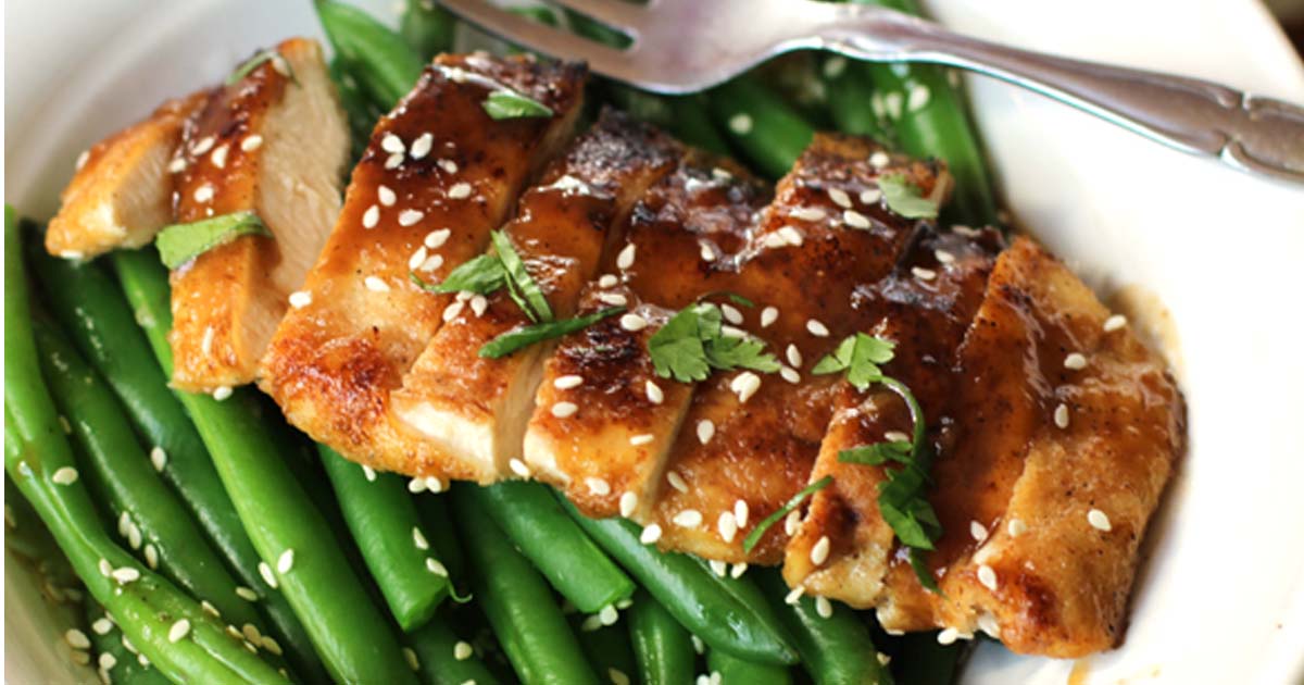 20-Minute Ginger-Soy Coconut Chicken Skillet