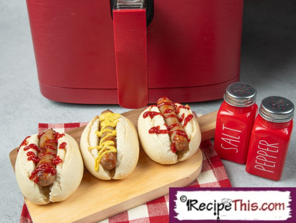 Sausage and Caramelized Onion Hot Dogs with Chipotle Mayo