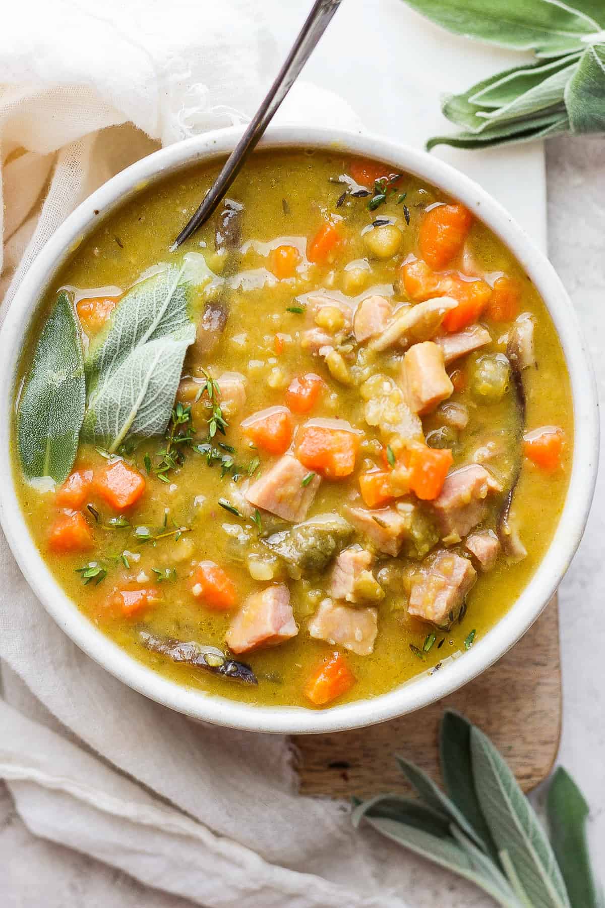 Classic Garden Split Pea Soup with Ham