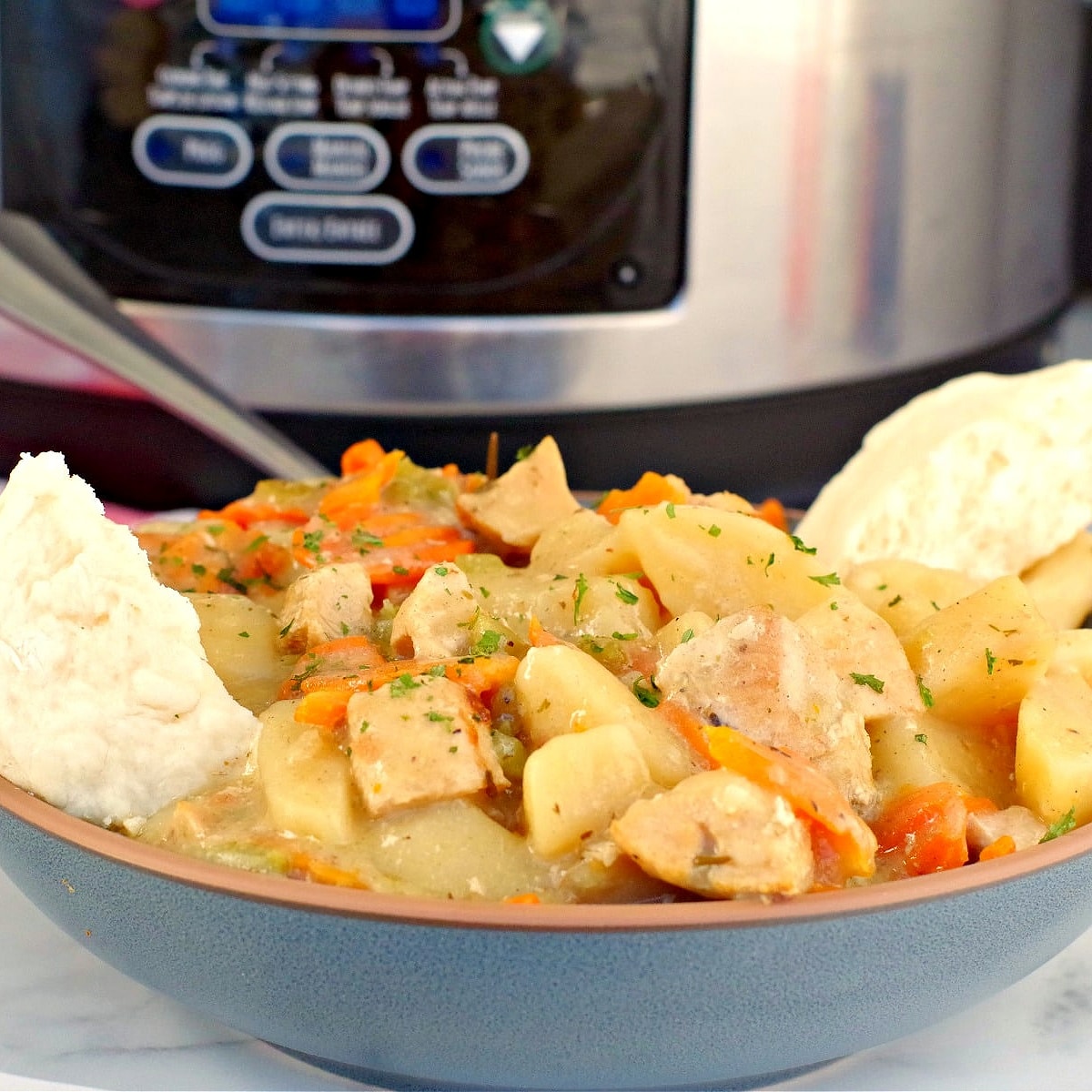 Herb-Infused Slow Cooker Chicken & Potato Stew