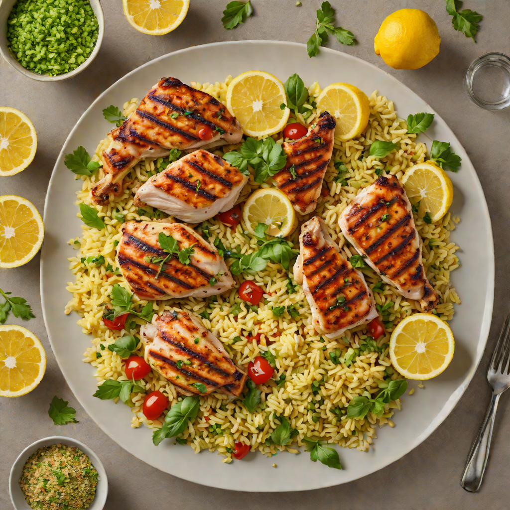 Brussels-Style Grilled Chicken with Lemon-Herb Couscous