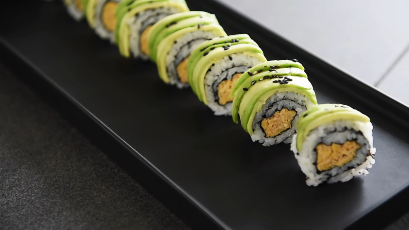 Midi Market Veggie Sushi Rolls with Miso Glaze