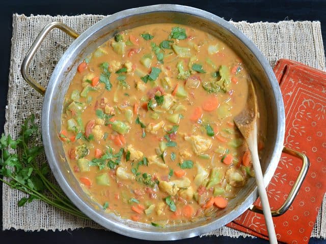 One-Pot Coconut Curry Vegetables